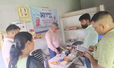 आयुष्मान भव कार्यक्रम का मुख्य चिकित्सा अधिकारी ने किया भौतिक सत्यापन