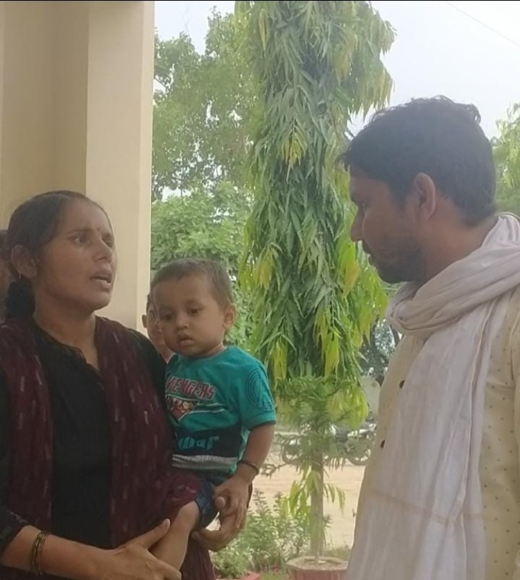 शाजिदा उर्फ रिया यादव और और धीरेन्द्र यादव पहुंचें कोतवाली ,  नहीं सुलझा विवाद