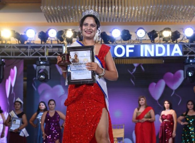 प्राइड ऑफ़ इंडिया 'मिसेज इंडिया 2023' में मिसेज उत्तर प्रदेश स्टेट विनर बनी शगुन जैन  