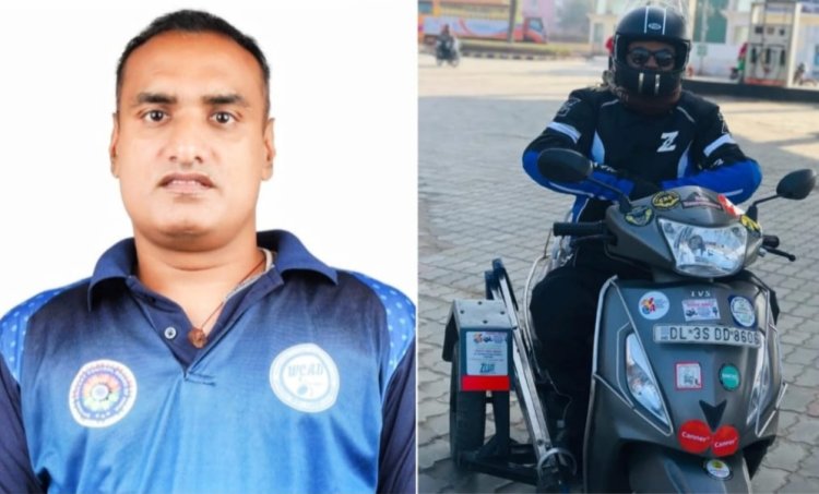 ईगल स्पेशियली एबल्ड राइडर्स के सदस्य तेजपाल यादव का चयन टीम इंडिया व्हीलचेयर क्रिकेट में