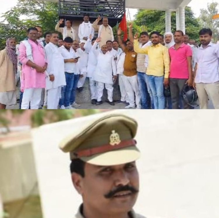 थानेदार का प्रधान को थप्पड़ जड़ना पड़ सकता है महंगा,प्रधान संगठन ने एसपी को सौंपा पत्रक एसपी बोले होगी कार्यवाही