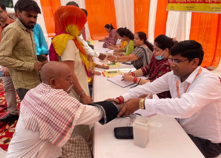 सीएचसी डाढा में मेगा मेंटल हेल्थ कैम्प हुआ आयोजित
