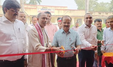सबका साथ सबका विकास के तीन दिवसीय प्रदर्शनी का भाजपा जिला अध्यक्ष ने किया शुभारंभ
