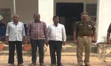 तीन वांछित अभियुक्तों को बिरनो पुलिस ने भेजा जेल