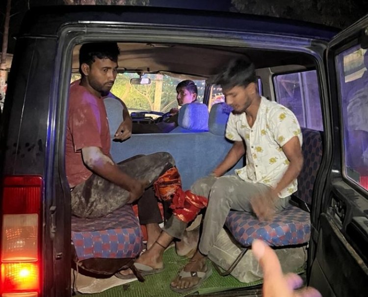 पुलिस मुठभेड़ में पांच पशु तस्कर गिरफ्तार, दो को लगी गोली 