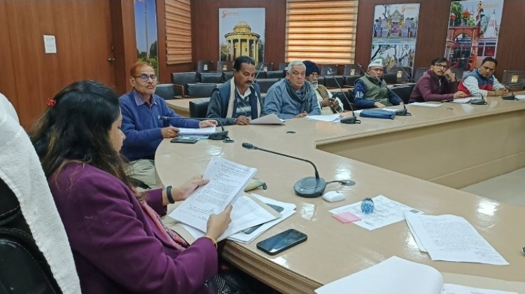डीएम आर्यका अखौरी ने राजनैतिक दलों के पदाधिकारियों के संग किया बैठक