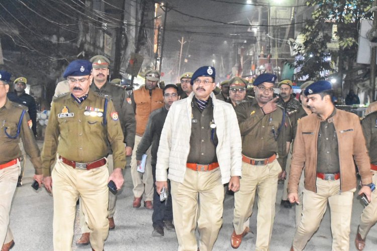 नवागत डीआईजी ओमप्रकाश सिंह ने किया जनपद का दौरा