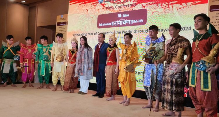 अयोध्या में राम मंदिर की प्राण प्रतिष्ठा पर विदेश में होने वाले रामलीलाओं का मंचन पुराना किला में