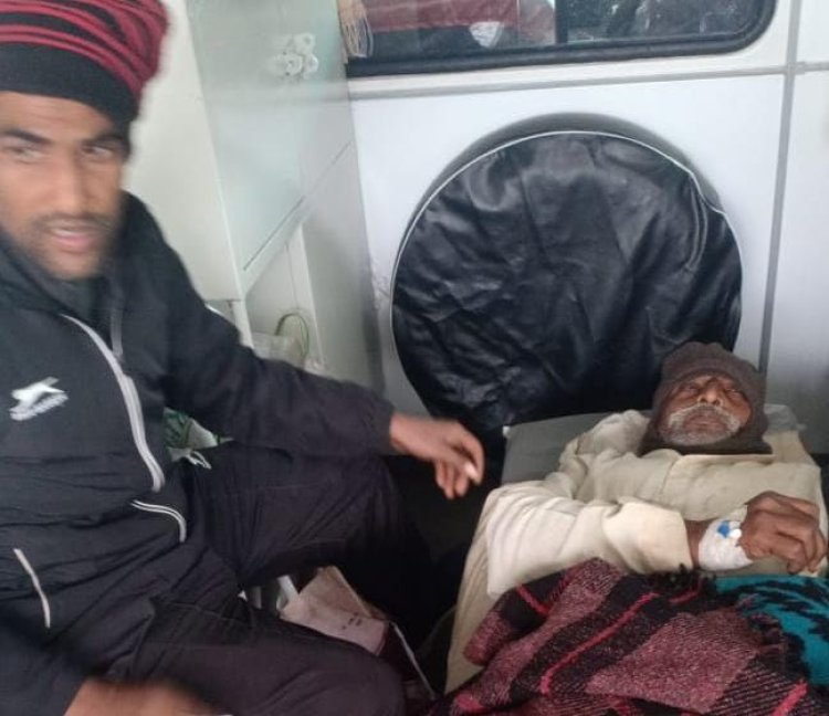 108 एंबुलेंस ने गंभीर मरीज की बचाई जान