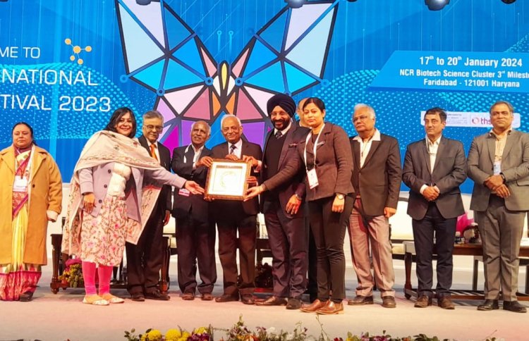 इंडिया इंटरनेशनल साइंस फेस्टीवल 2023 में एमिटी विश्वविद्यालय को जूरी स्पेशल मेंशन अवार्ड से किया सम्मानित