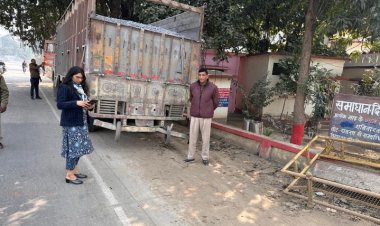 एआरटीओ की चेकिंग अभियान से वाहन चालकों में दिखी अफरा तफरी