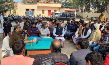 गौकशी और शराब की तस्करी करने वाले की खैर नहीं -नवागत थानाध्यक्ष ने पढ़ाया कानून का पाठ