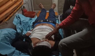 हेड इंजरी के मरीज को 108 एंबुलेंस ने पहुंचाया बीएचयू वाराणसी