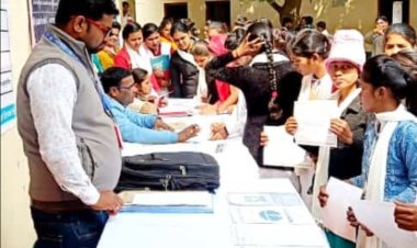 श्री जानकी इण्टर कॉलेज में रोजगार मेला का हुआ आयोजन