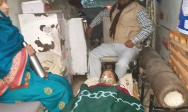 108 एंबुलेंस ने मरीज को पहुंचाया बीएचयू वाराणसी