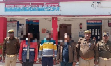तीन वांछित अपराधियों को पुलिस ने भेजा जेल