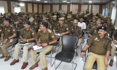 समीक्षा बैठक बोले एसपी अपराधियों पर रखें पैनी नजर