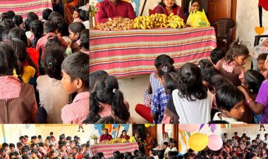 प्राथमिक विद्यालय पर धूमधाम से मनाया गया वार्षिकोत्सव