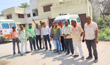 होली पर आपात स्थिति से निपटने के लिए एंबुलेंस तैयार