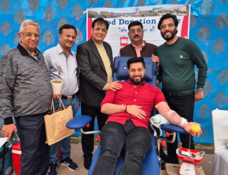 विशाल रक्तदान महोत्सव का हुआ आयोजन,  537 रक्त यूनिट हुआ प्राप्त