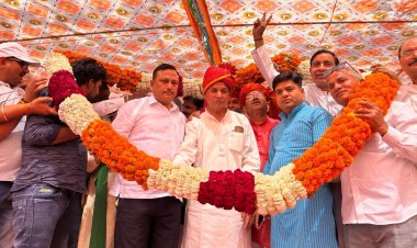 मेरा चुनाव क्षेत्र के विकास के लिए, सर्व धर्म संभाव के लिए है - राजेंद्र सिंह सोलंकी