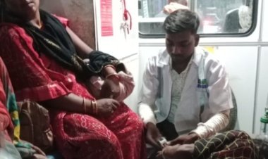 उल्टी दस्त फिर महिला की बिगड़ी हालत,108 एम्बुलेंस ने बचाई जान