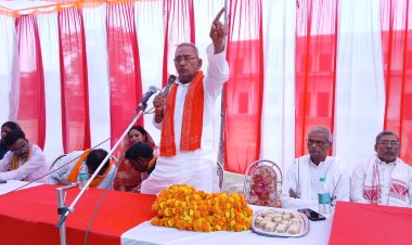 जनपद से अपराध को हटाना है विकास को लाना है - पारस नाथ राय