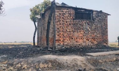 पराली जलाने के लापरवाही में हुआ लाखों का नुकसान, प्राथमिकी दर्ज