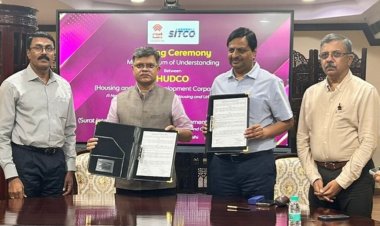 Signing of Memorandum of Understanding for Housing and Urban Development Corporation Ltd and Surat Integrated Transportation Development Corporation Ltd
