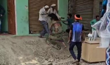 योगीराज में महिला को दबंगों ने सरेआम लात घुसों से पीटा, आधा दर्जन घायल