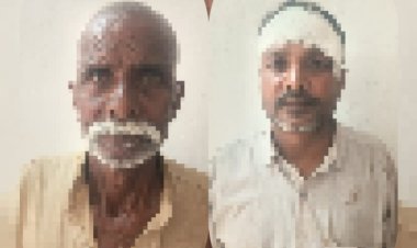 मारपीट में फरार पिता पुत्र को दुल्लहपुर पुलिस ने किया गिरफ्तार