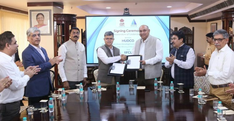 Signing of Memorandum of Understanding between Housing and Urban Development Corporation Ltd and India Infrastructure Finance Company Ltd