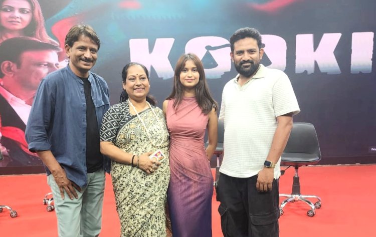 फ़िल्म 'कूकी' की टीम प्रोमोशन के लिए पहुंची दिल्ली