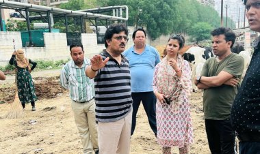 गौतम बुद्ध नगर विकास समिति ने प्राधिकरण के अधिकारियो को समस्याओं के निवारण के लिए करवाया सर्वे