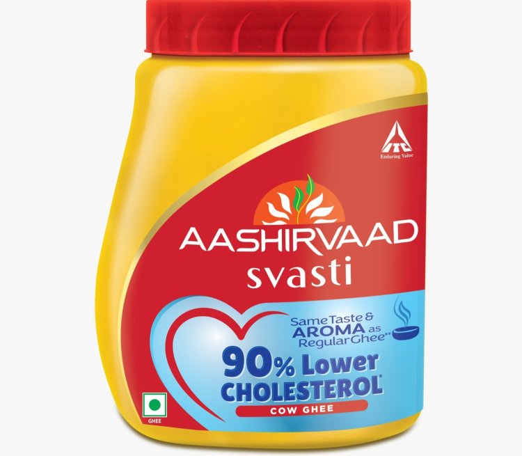 Aashrivaad Svasti ने लॉन्‍च किया पहला 90% लोअर कोलेस्‍ट्रॉल घी