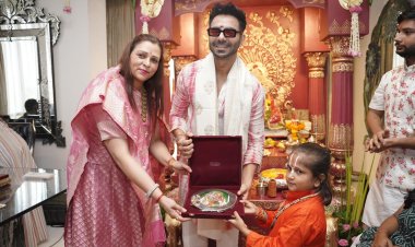 Bollywood Stars Grace Ganpati Poojan at Nidarshana Gowani Residence Kicking Off Festive Celebrations