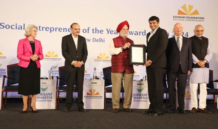 Empowering Change: Jubilant Bhartia Foundation and Schwab Foundation for Social Entrepreneurship honours Social Entrepreneur of the Year - India 2024
