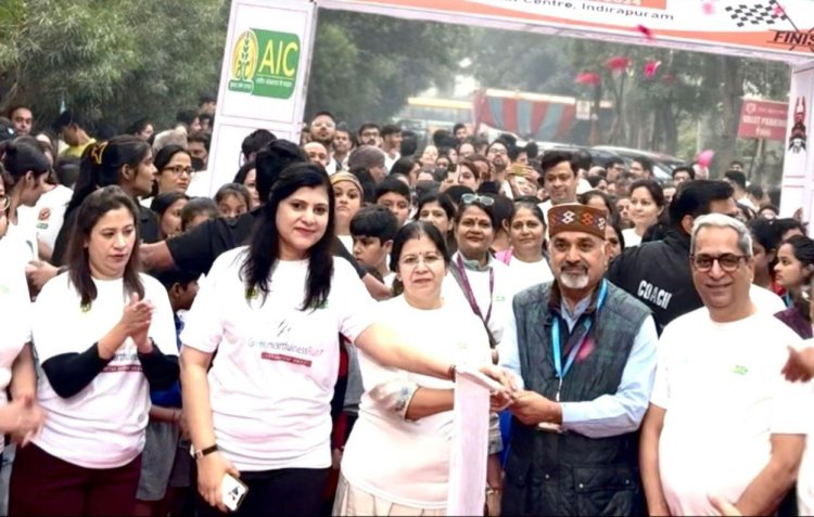सत्यम फैशन इंस्टीट्यूट ने हार्टफुलनेस इंस्टीट्यूट के साथ मिलकर आयोजित किया ग्रीन हार्टफुलनेस रन 2024