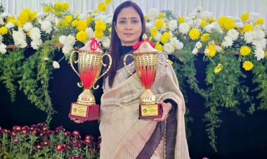 रश्मि कुमारी की सफलता: नोएडा के क्राइसेंथमम शो में जीते पुरस्कार