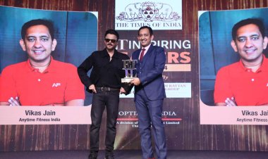 Bollywood Icon Anil Kapoor Honours Anytime Fitness’ MD Vikas Jain with ET Inspiring Leader 2024 Award