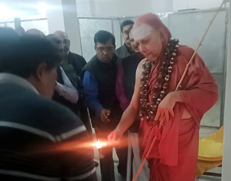 शंकराचार्य कलिघापीठम का नोएडा दौरा, संस्कृत गुरुकुल का किया उद्घाटन