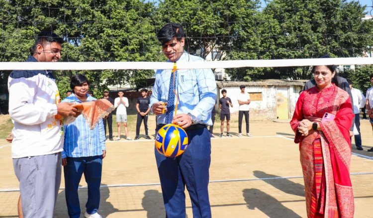आईएमएस में वॉलीबॉल टूर्नामेंट का हुआ आयोजन
