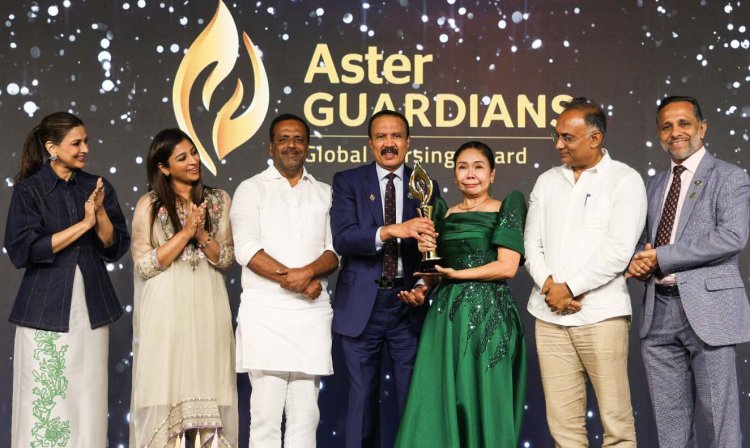 Nurse Maria Victoria Juan from Philippines wins the prestigious Aster Guardians Global Nursing Award 2024