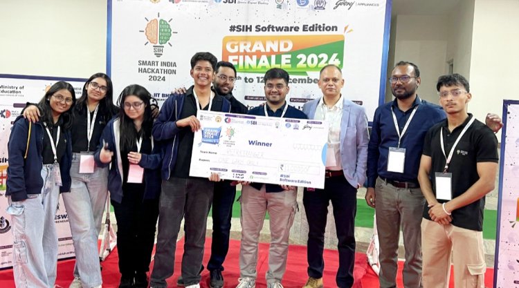 आईएमएस नोएडा के छात्रों ने स्मार्ट इंडिया हैकथॉन 2024 में मारी बाजी