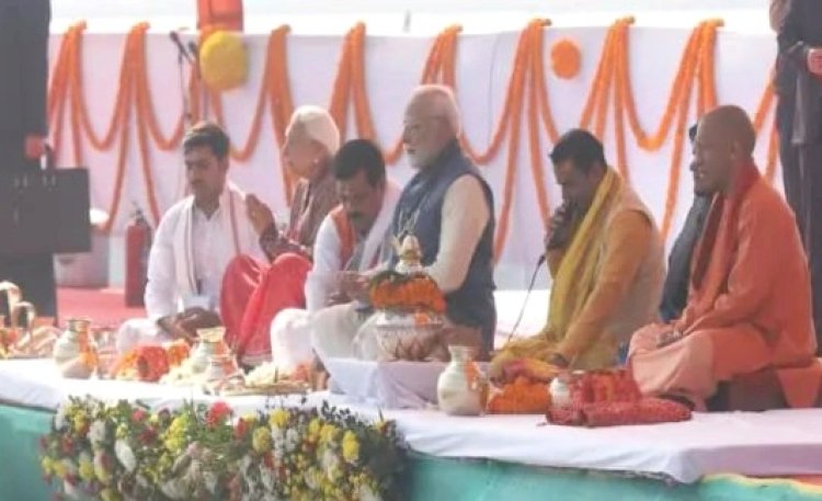 प्रधान मंत्री नरेन्द्र मोदी 5500 करोड़ की परियोजनाओं का शुभारम्म किया