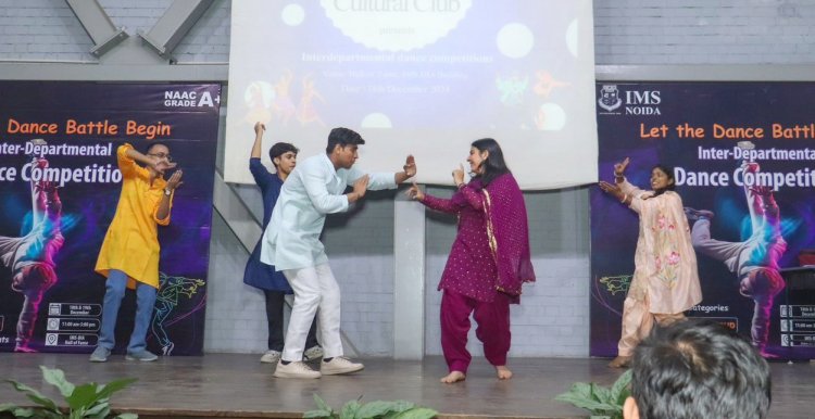 आईएमएस में नृत्य प्रतियोगिता का हुआ आयोजन