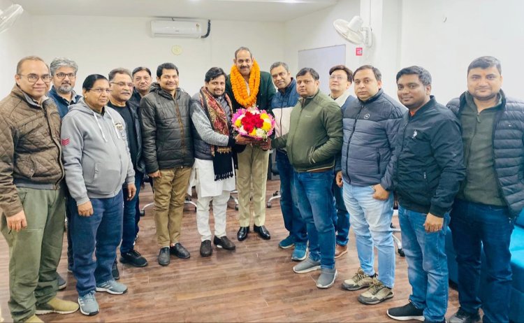 श्यामा प्रसाद मुख़र्जी मण्डल के अध्यक्ष का हुआ भव्य स्वागत