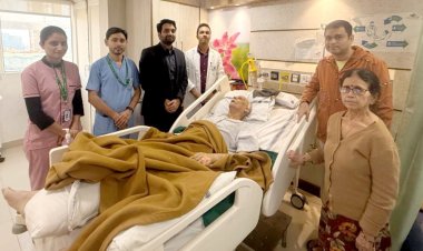 फेलिक्स अस्पताल में 80 वर्षीय मरीज की हिप फ्रैक्चर की हुई सफल सर्जरी