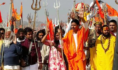 12 ज्योतिर्लिंग और 4 धाम की महासंगम यात्रा की अभूतपूर्व सफलता के बाद अब IMPC की प्रयागराज महाकुंभ से 8 राज्यो से होते हुए दिल्ली तक भगवा त्रिशूल यात्रा