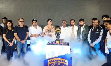 खेल मंत्री गिरीश यादव ने की प्रो वॉलीबॉल लीग की ट्रॉफी व जर्सी लाँच 